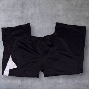 Men's Black Star Side Print Joggers Size L